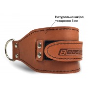 Манжета EasyFit F9 коричнева для тяги на тренажері (шкіра)