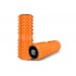 Масажний ролик EasyFit Grid Roller 33 см v.1.2 із заглушками з обох сторін (оранжевий)