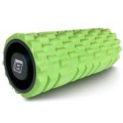 Масажний ролик EasyFit Grid Roller 33 см v.1.1 міцний масажер (салатовий)