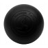 Массажный мячик EasyFit каучук 6.5 см черный