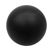 Масажний м'ячик EasyFit каучук 6.5 см чорний