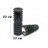Масажний ролик EasyFit Grid Roller 33 см v.1.2 Чорний