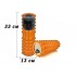 Массажный ролик EasyFit Grid Roller 33 см v.1.2 Оранжевый
