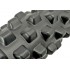 Масажний ролик EasyFit Grid Roller PRO 33 см Чорний