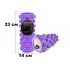 Масажний ролик EasyFit Grid Roller PRO 33 см Фіолетовий Масажний ролик EasyFit Grid Roller PRO 33 см Фіолетовий
