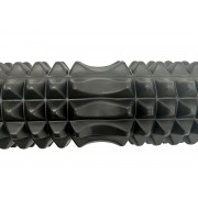 Массажный ролик EasyFit Grid Roller 45 см v.2.2 Черный