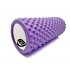 Масажний ролик EasyFit Grid Roller Light 33 см Фіолетовий