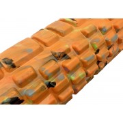 Массажный ролик EasyFit Grid Roller 33 см v.1.1 Multi Оранжевый