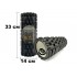 Масажний ролик EasyFit Grid Roller 33 см v.1.1 Чорний Масажний ролик EasyFit Grid Roller 33 см v.1.1 Чорний