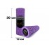 Масажний ролер EasyFit Solid Grid Roller Mini 30 см фіолетовий