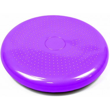 Балансировочная подушка массажная EasyFit фиолетовая