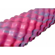 Массажный ролик EasyFit Bubbles 45 см Розовый-голубой