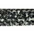 Массажный ролик EasyFit Plexus 45 см Черный-белый Массажный ролик EasyFit Plexus 45 см Черный-белый
