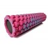 Массажный ролик EasyFit Plexus 45 см Розовый-голубой