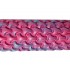 Массажный ролик EasyFit Plexus 45 см Розовый-голубой