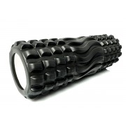 Массажный ролик EasyFit Wavyspines 33 см Черный