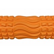 Масажний ролик EasyFit Wavyspines 33 см Помаранчевий