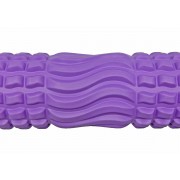 Массажный ролик EasyFit Wavyspines 33 см Фиолетовый