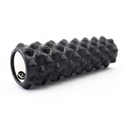 Массажный ролик EasyFit Grid Roller Extreme 45 см Черный