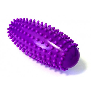 Массажный ролик Almond EasyFit овальный з шипами фиолетовый