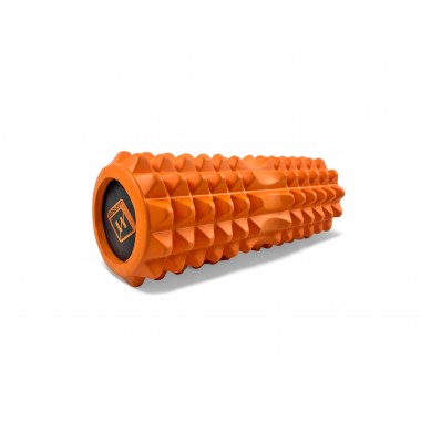 Массажный ролик EasyFit Solid Roller v.1.2s 33х13 см оранжевый