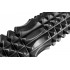 Масажний ролик EasyFit Solid Grid Roller 45 см v.2.2s чорний