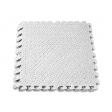 Татамі мат EasyFit SwallowTail (60х60 см) пазл хвіст ластівки білий