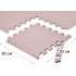 Татамі мат EasyFit 8 шт (30х30х1 см) хвіст ластівки бежевий