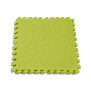 Татами мат EasyFit SwallowTail (60х60 см) пазл ласточкин хвост желтый