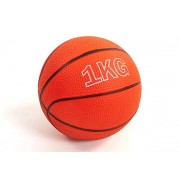 Медбол EasyFit RB 1 кг (медицинский мяч-слэмбол без отскока)