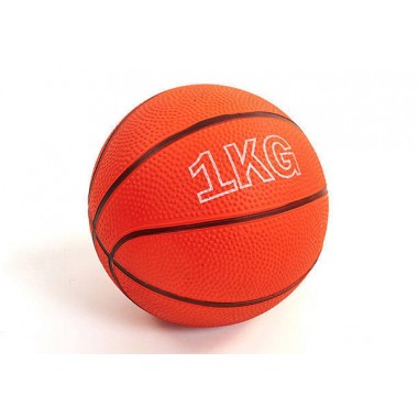 Медбол EasyFit RB 1 кг (медицинский мяч-слэмбол без отскока)