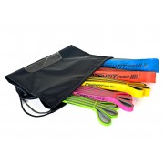 Набор двухслойных резинок для подтягиваний EasyFit Premium 2-63 кг (5 шт)