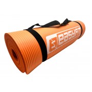 Коврик для фитнеса и йоги EasyFit NBR 10 мм Оранжевый