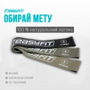 Резинки для фітнесу EasyFit MonoBand набір 3 шт