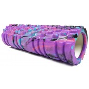 Массажный роллер EasyFit Grid Roller Multi 30 см фиолетовый
