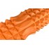 Масажний ролик EasyFit Grid Roller 33 см v.1.2 із заглушками з обох сторін (оранжевий)