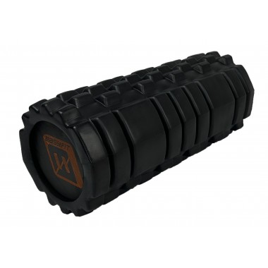 Массажный ролик EasyFit Solid Roller v.1.1s 33 см черный