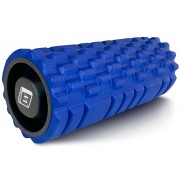 Масажний ролик EasyFit Grid Roller 33 см v.1.1 міцний масажер (синій)