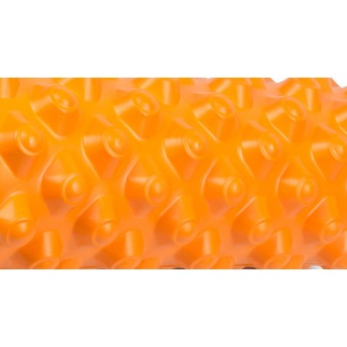 Масажний ролик EasyFit Grid Roller Extreme 33 см Помаранчевий