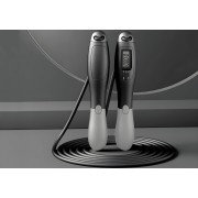 Скоростная скакалка со счетчиком EasyFit черный-серый