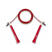 Скоростная скакалка EasyFit Speed Cable Rope 3 м для бокса красная