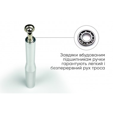 Швидкісна скакалка EasyFit Aluminium зі сталевим тросом та алюмінієвими ручками сіра