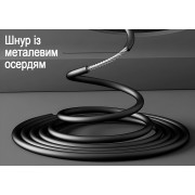 Скоростная скакалка со счетчиком EasyFit черный-серый