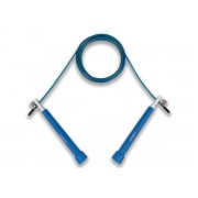 Скоростная скакалка EasyFit Speed Cable Rope 3 м для похудения, синяя