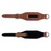 Манжета EasyFit F9 коричнева для тяги на тренажері (шкіра)