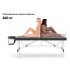 Массажный стол EasyFit ZenRest-2 кушетка складная Черная в чехле