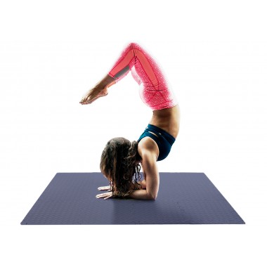 Татамі мат EasyFit SwallowTail (60х60 см) пазл хвіст ластівки синій