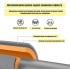 Розсувний розпірний турнік EasyFit OrangeGymBar 90-130 см