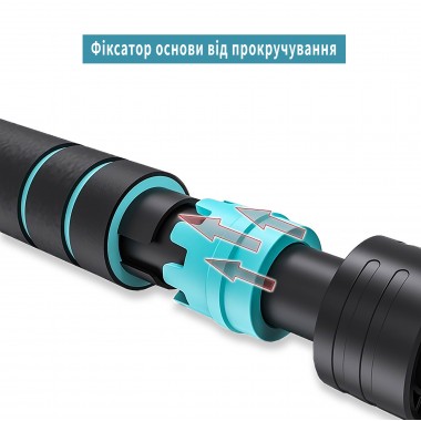 Раздвижной распорный турник EasyFit BlueGymBar 70-95 см Раздвижной распорный турник EasyFit BlueGymBar 70-95 см