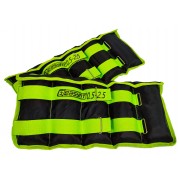 Обтяжувачі для ніг та рук EasyFit набірні чорно-зелені 0,5-2,5 кг (пара)